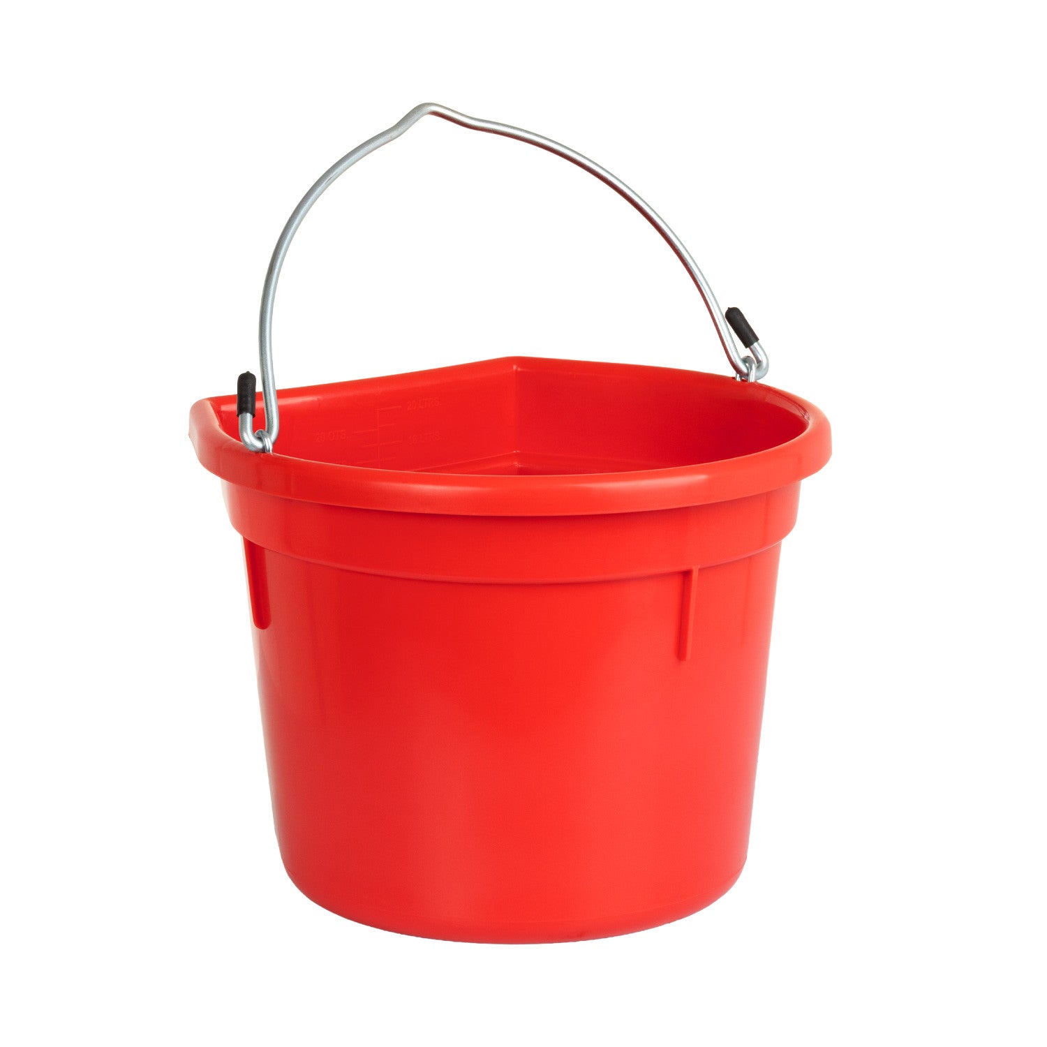 Cubo de plástico de pared Umbria Equitazione - Rojo