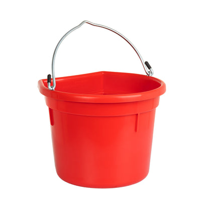 Cubo de plástico de pared Umbria Equitazione - Rojo