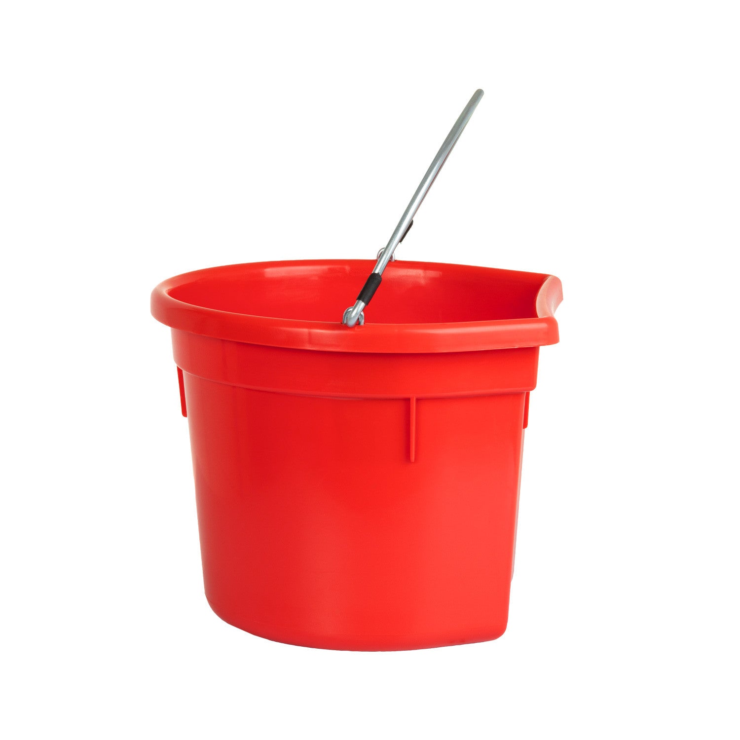 Cubo de plástico de pared Umbria Equitazione - Rojo