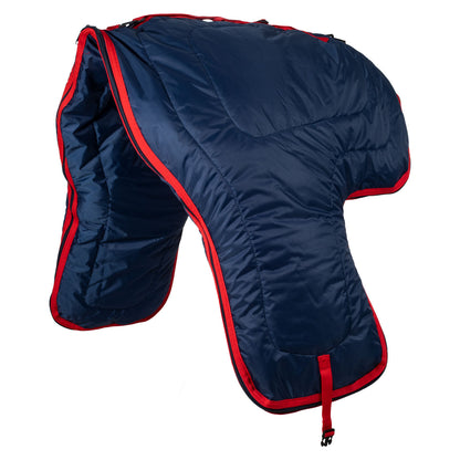 Bolsa porta-silla western acolchada Pool's - Navy/Red