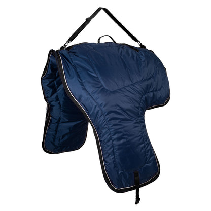 Bolsa porta-silla western acolchada Pool's - Navy/Silver