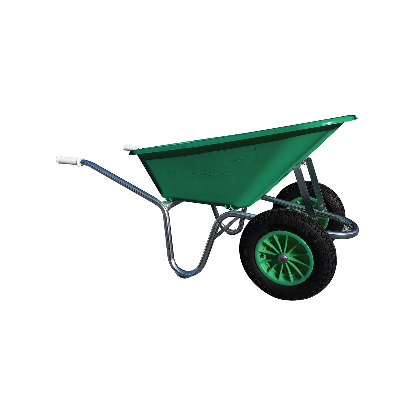 Carretilla Gardenia de dos ruedas Umbria Equitazione - Verde