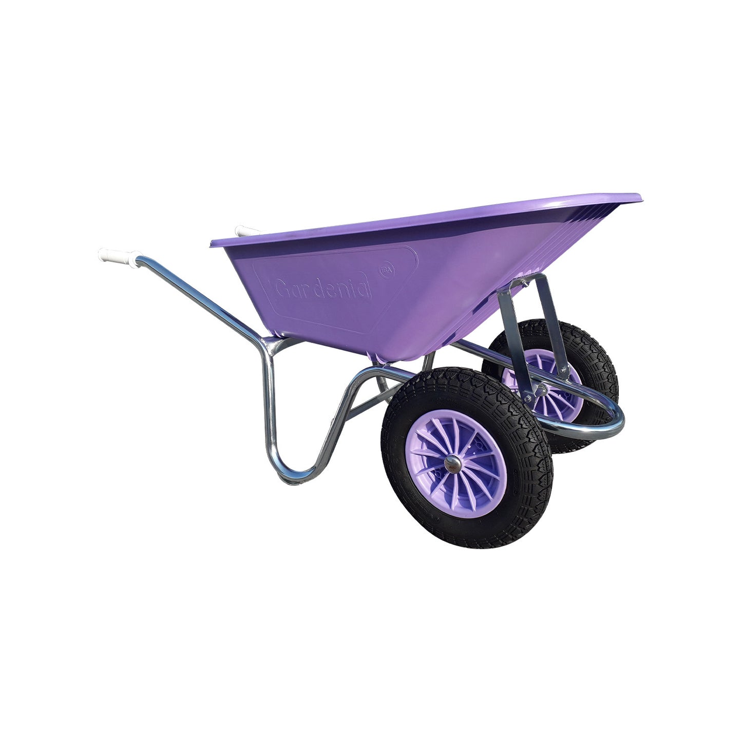 Carretilla Gardenia de dos ruedas Umbria Equitazione - Morado