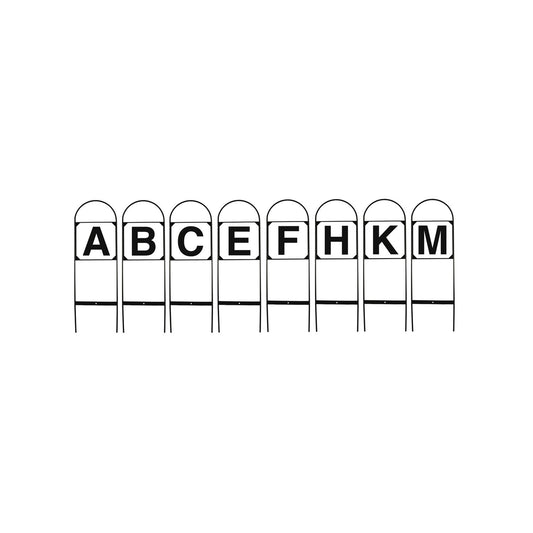 Letras de doma en hierro set de 8 pzs Umbria Equitazione
