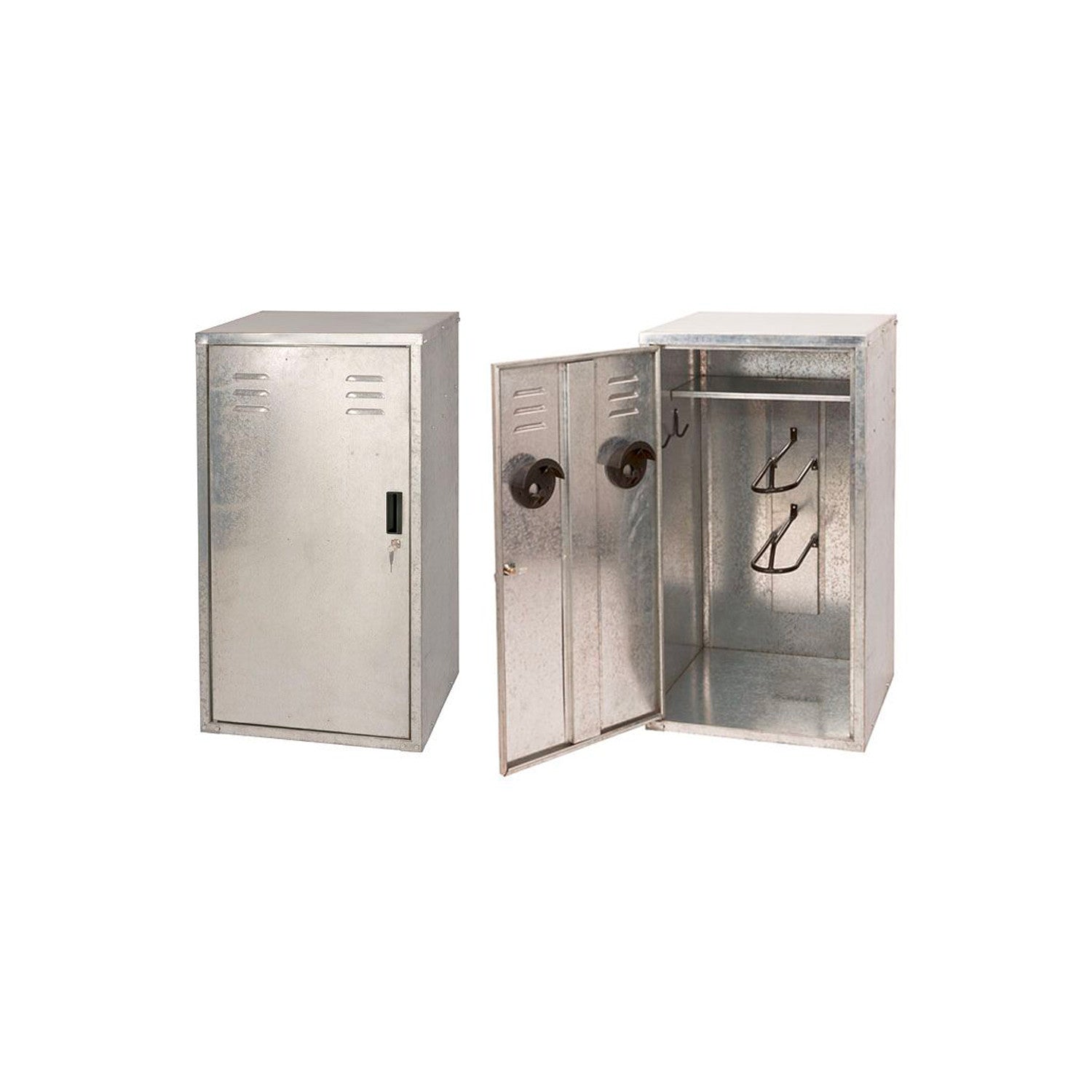 Armario portasillas en chapa galvanizada 106x60x60 cm Kerbl