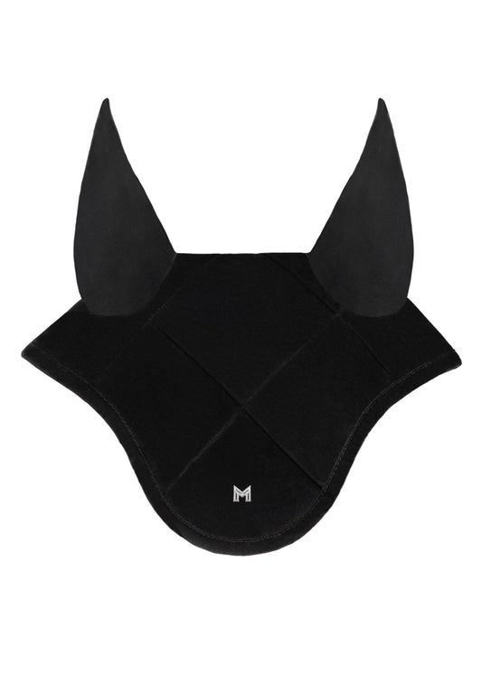 Maximilian Equestrian Velvet orejeras (Black) para equitación
