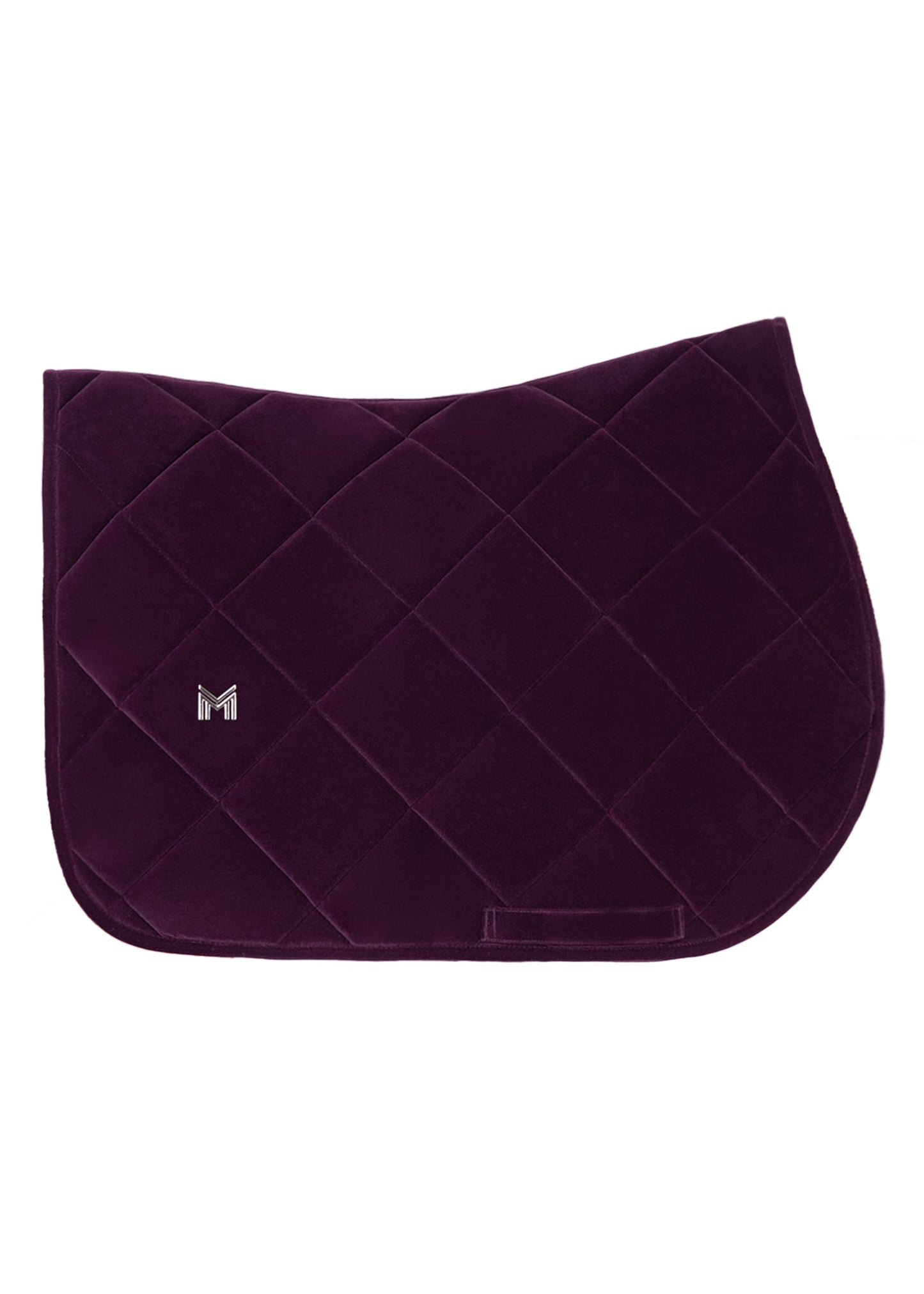 Producto ecuestre Maximilian Equestrian Velvet Jumping Saddle Pad (Amethyst) detalle 4