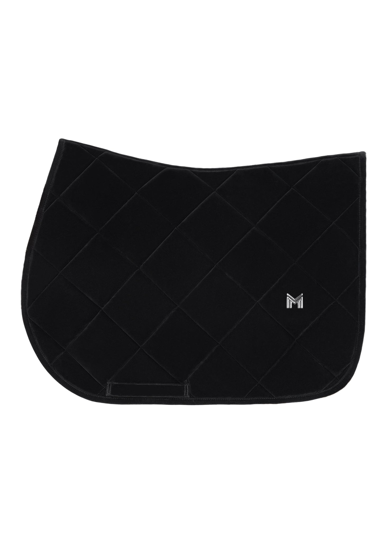 Producto ecuestre Maximilian Equestrian Velvet Jumping Saddle Pad (Black) vista principal