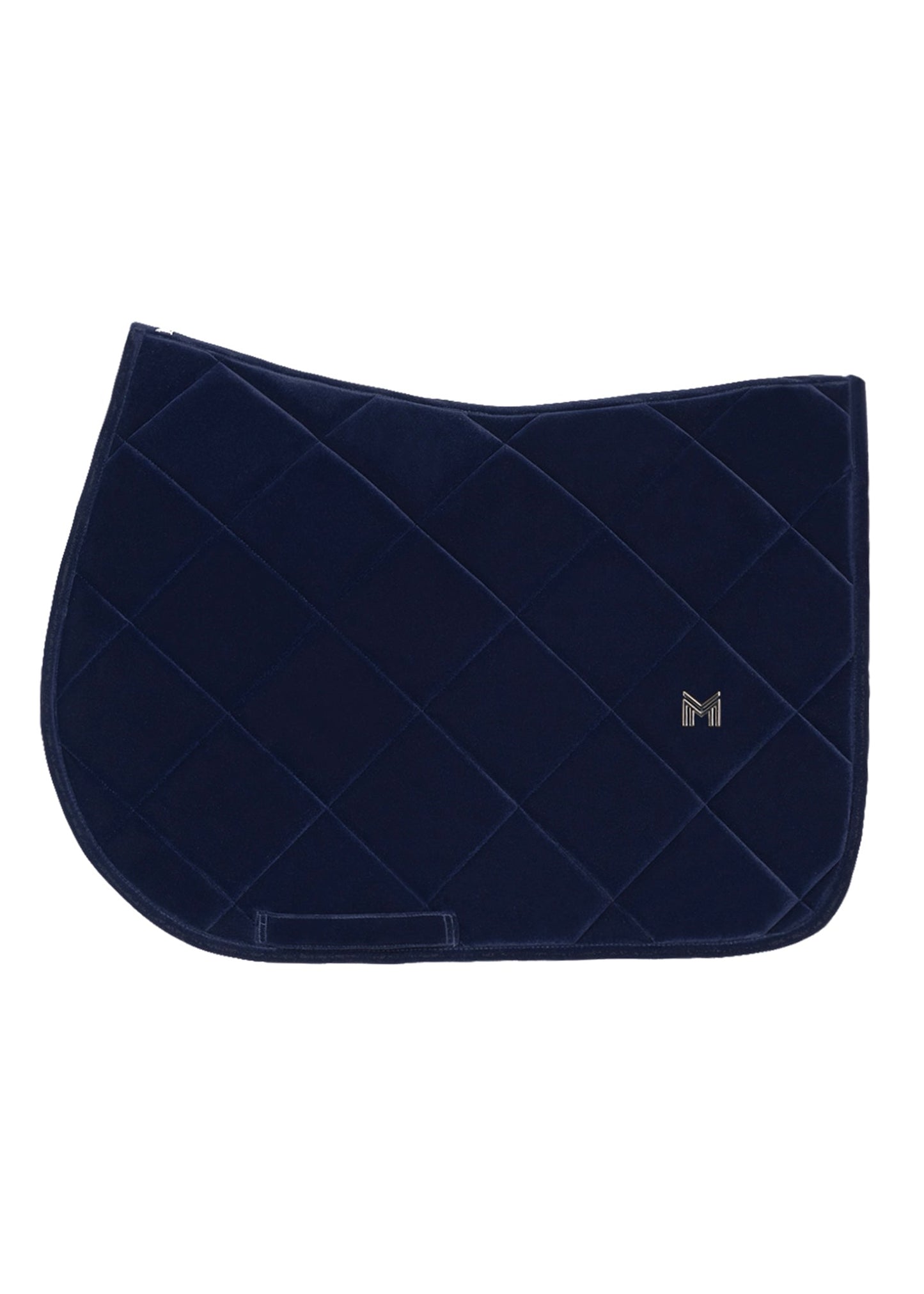 Producto ecuestre Maximilian Equestrian Velvet Jumping Saddle Pad (Sapphire) vista principal