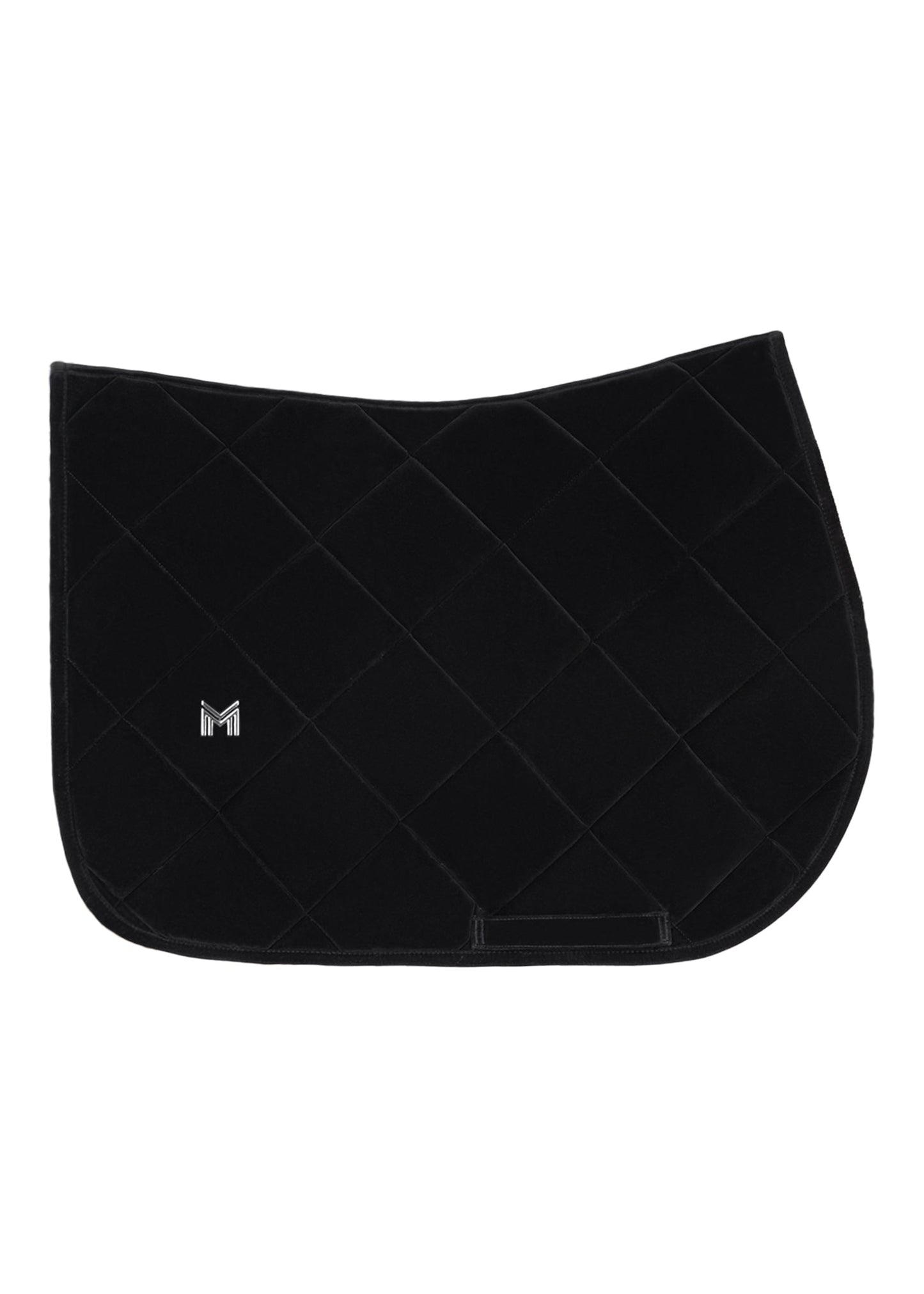 Producto ecuestre Maximilian Equestrian Velvet Jumping Saddle Pad (Black) detalle 4