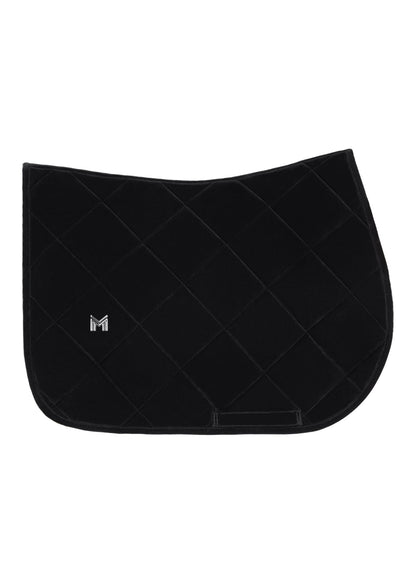 Producto ecuestre Maximilian Equestrian Velvet Jumping Saddle Pad (Black) detalle 4