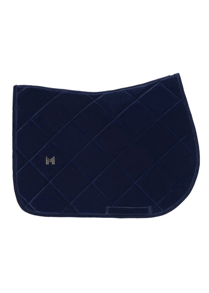 Producto ecuestre Maximilian Equestrian Velvet Jumping Saddle Pad (Sapphire) detalle 5