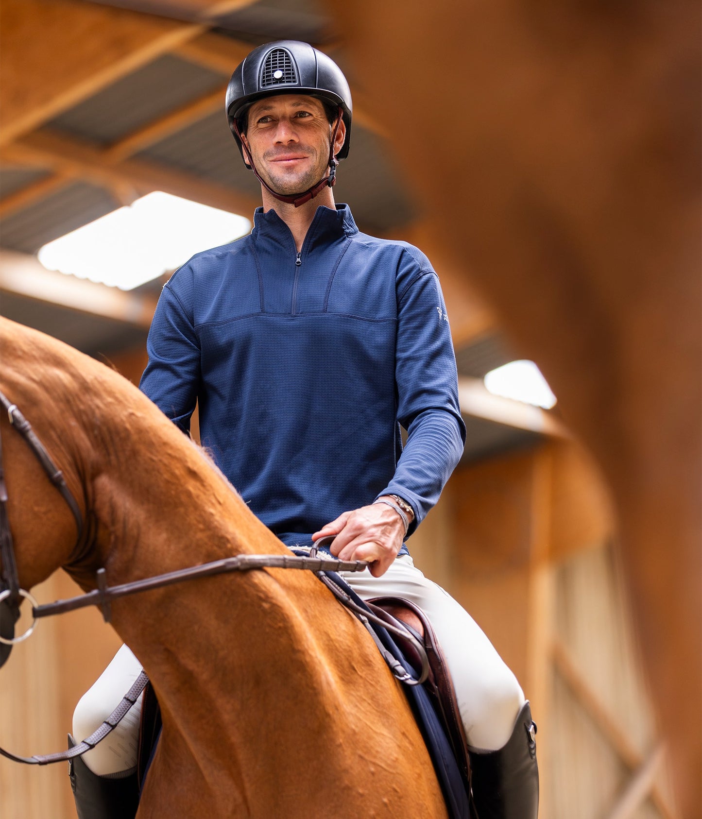 Camisas técnicas Thermal long-sleeved riding T-shirt for men Horse Pilot para equitación - vista 4