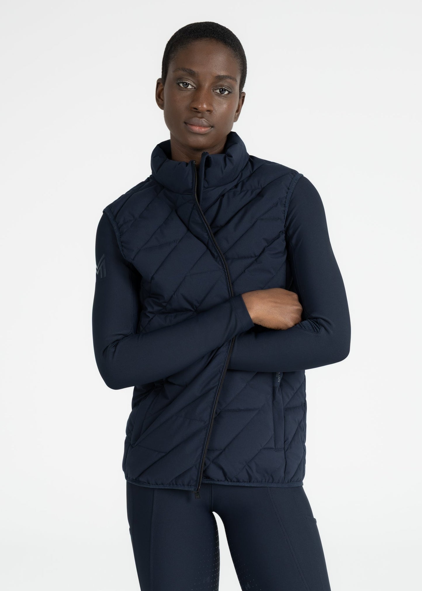 Camiseta técnica Maximilian Equestrian Women Zenith Vest (Atlantic) detalle 4