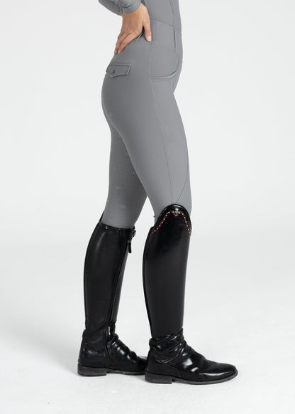 Producto ecuestre Maximilian Equestrian Pro Riding Leggings (Titanium) detalle 6