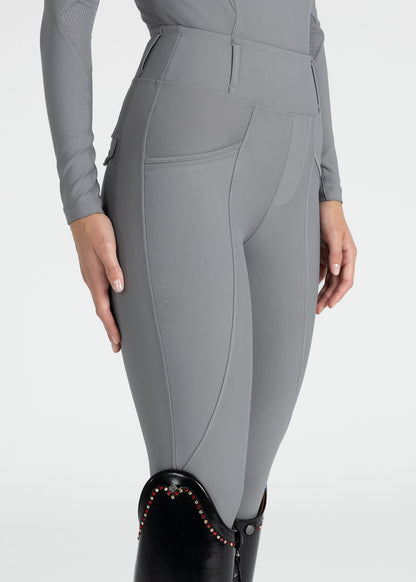 Producto ecuestre Maximilian Equestrian Pro Riding Leggings (Titanium) detalle 8