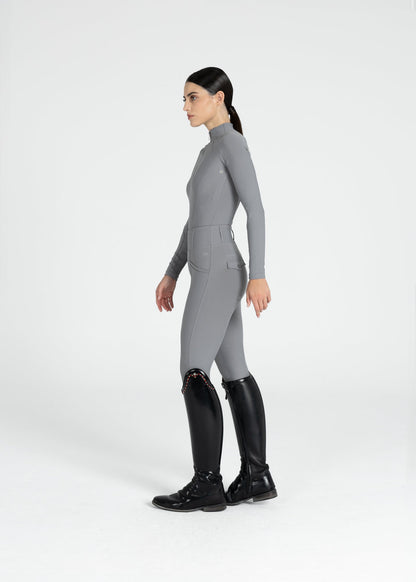 Producto ecuestre Maximilian Equestrian Pro Riding Leggings (Titanium) detalle 10