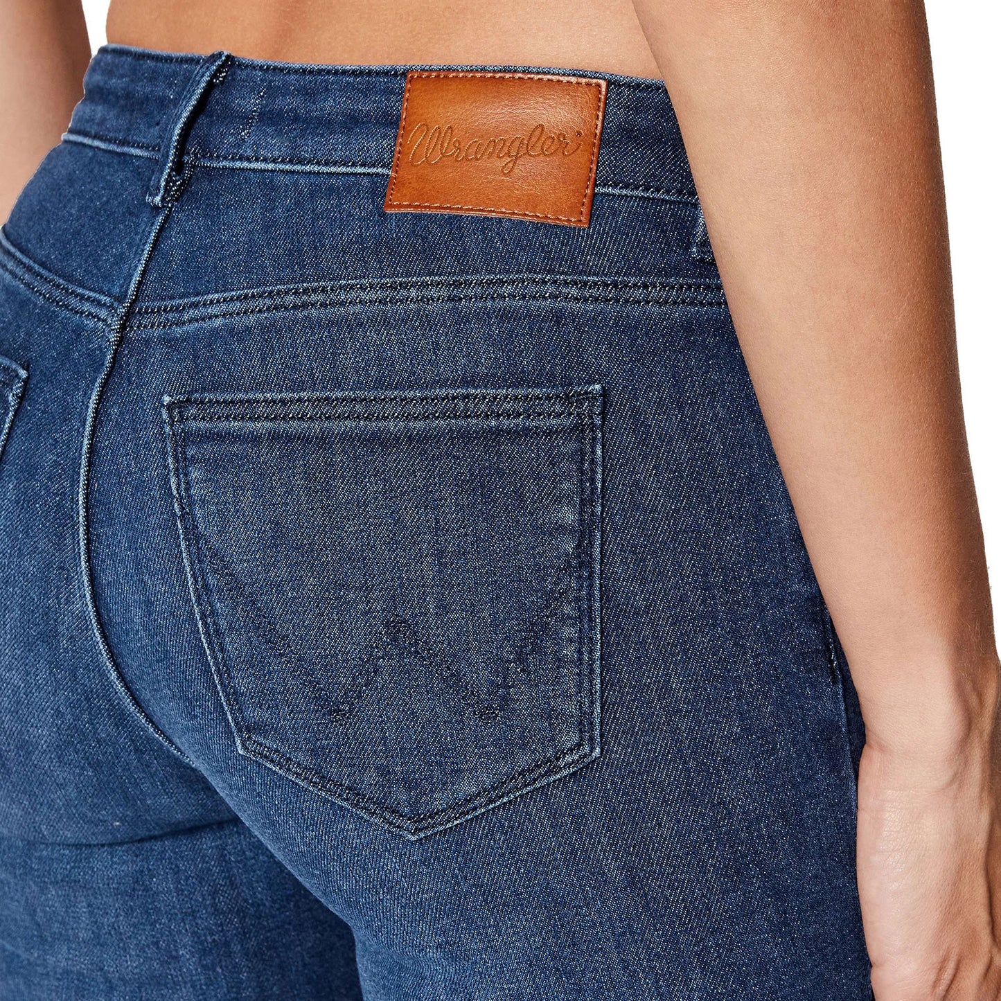 Jeans mujer skinny Authentic Blue elásticos Wrangler