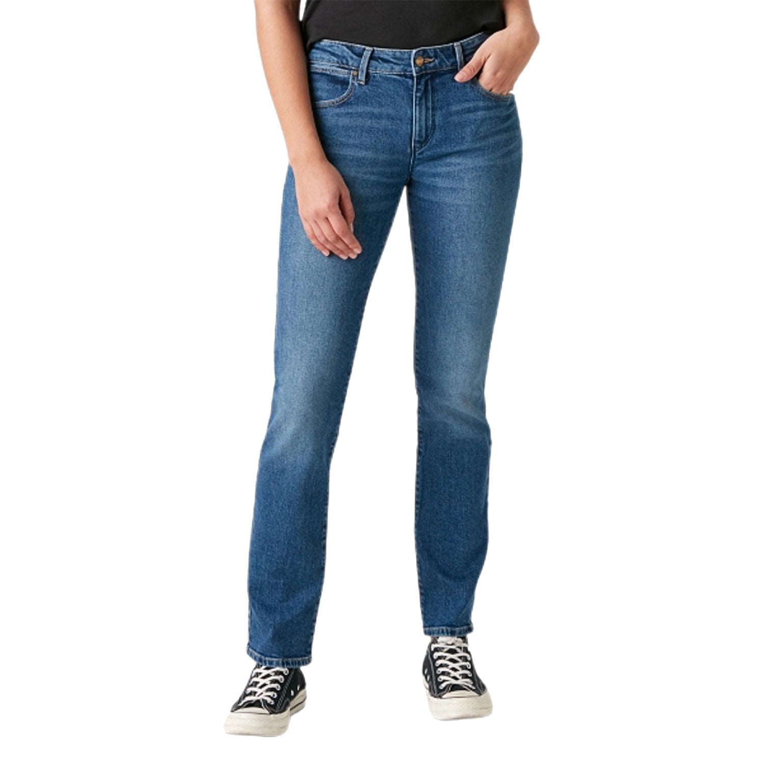 Jeans Wrangler rectos Air azul