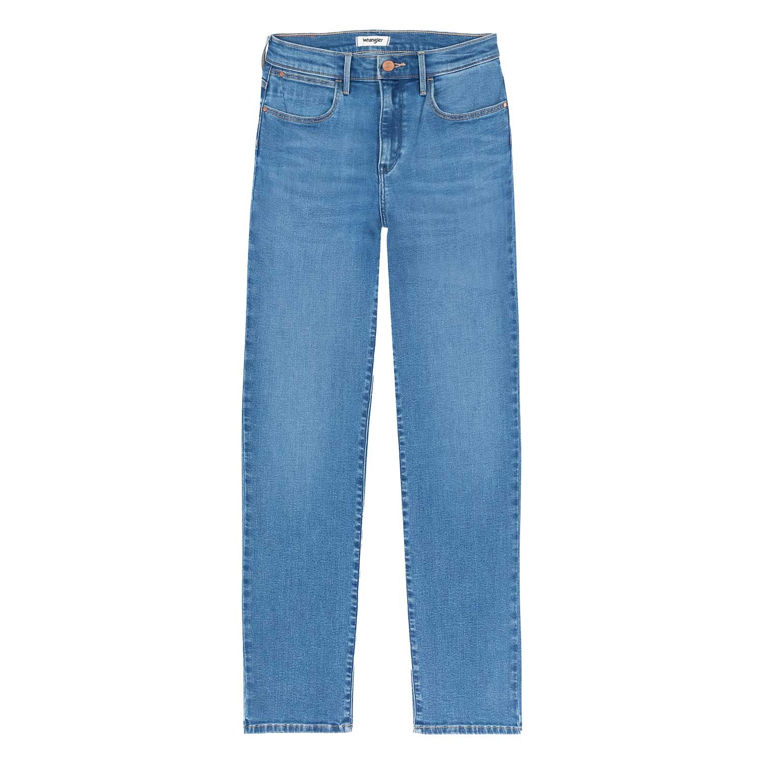 Jeans de hombre Wrangler modelo "Straight Aurelia" lavado
