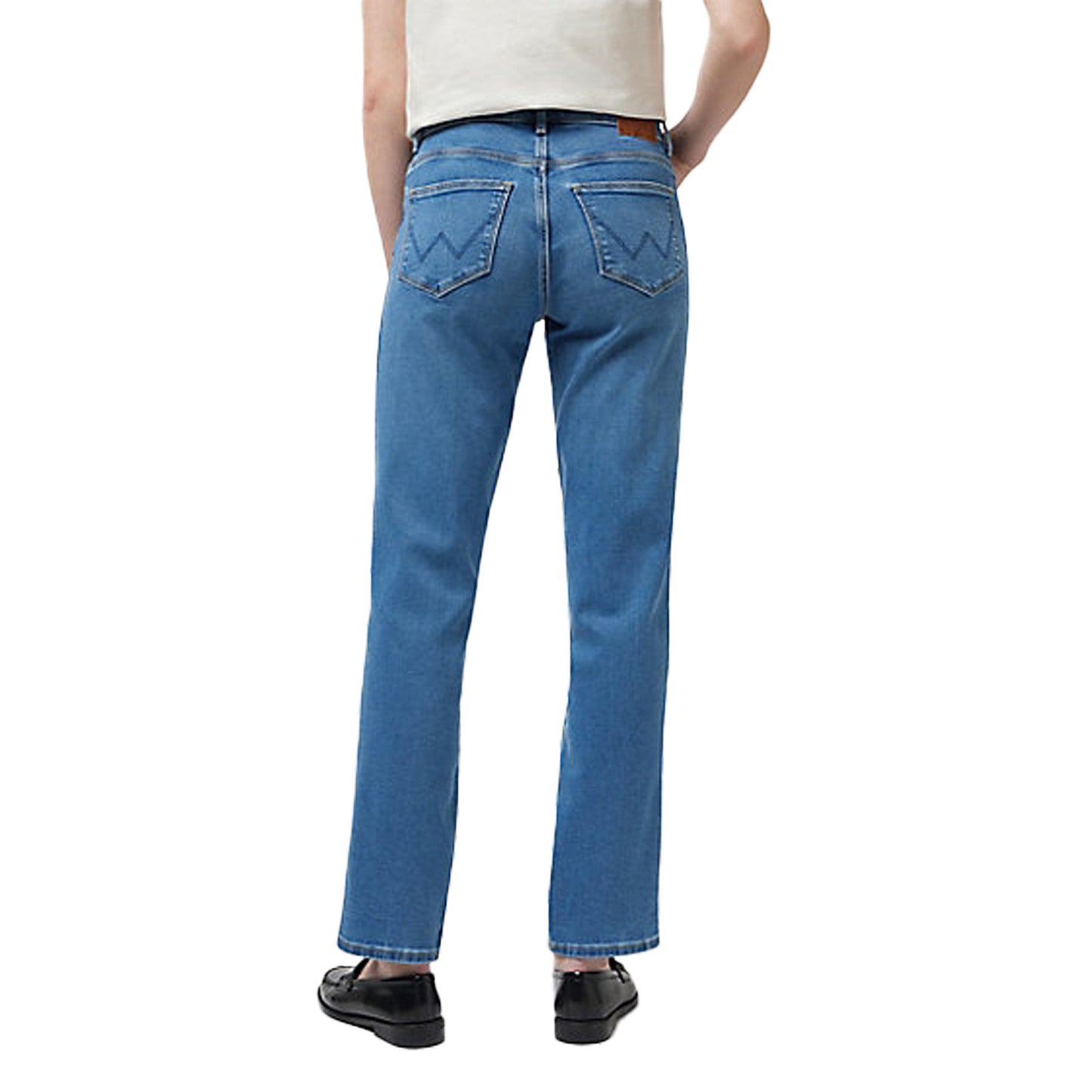 Jeans de hombre Wrangler modelo "Straight Aurelia" lavado