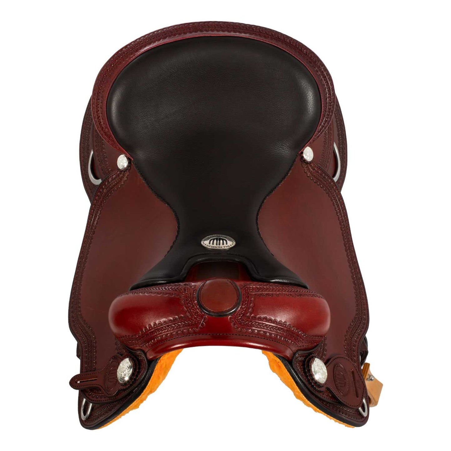 Sella Westwood Básico borde pequeño de mariposa #14 - Burgundy / Dark Brown