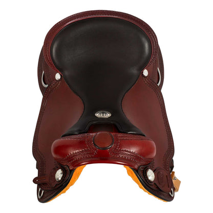 Sella Westwood Básico borde pequeño de mariposa #14 - Burgundy / Dark Brown