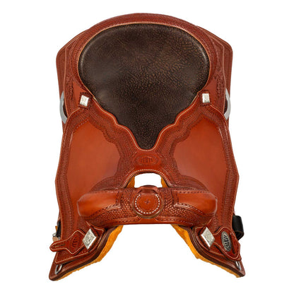 Silla Westwood Classic cutting/team penning borde de asiento acolchado #6 - Cognac / Parana Bb