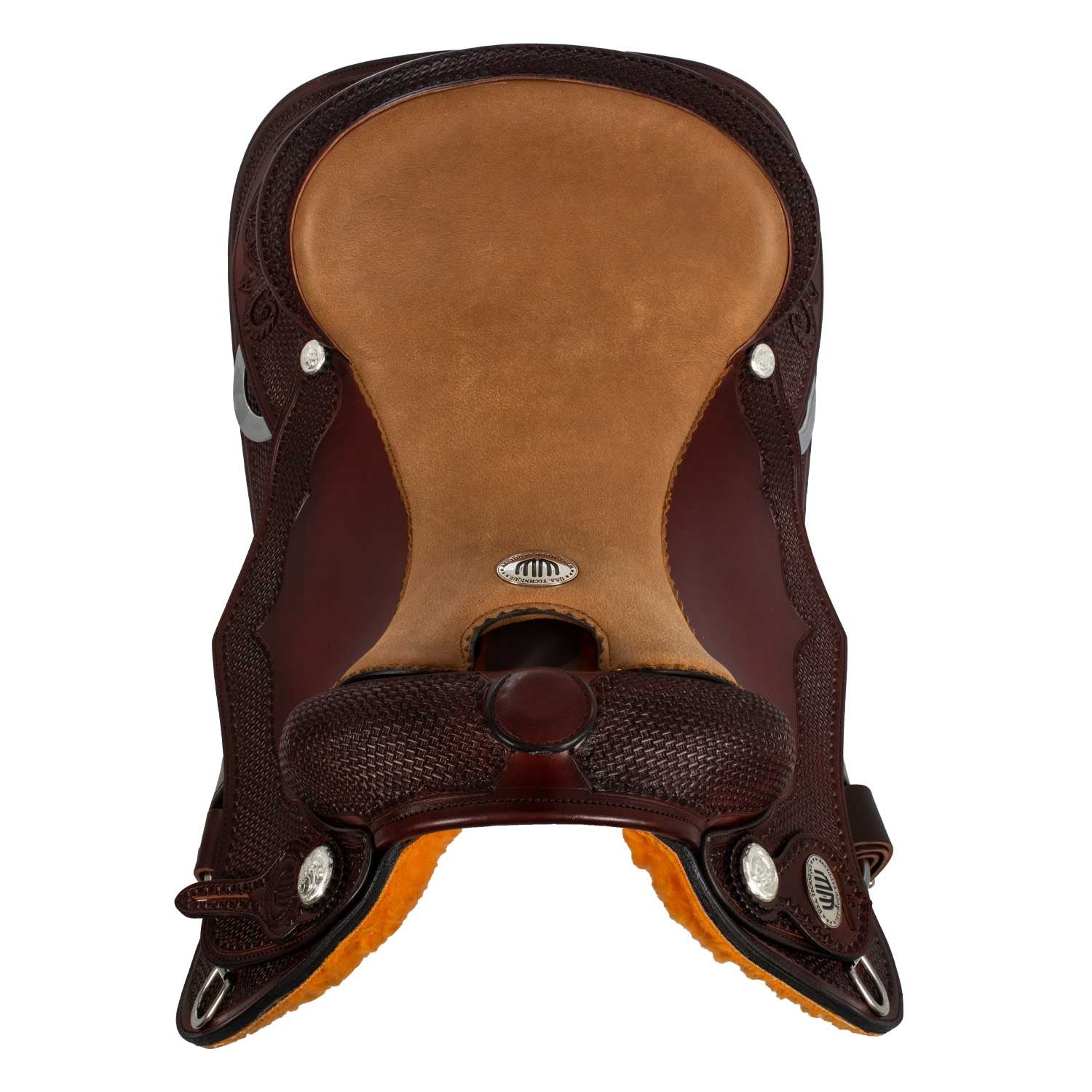Selle Westwood classic reining big butterfly burdeos - Burgundy / Nabuck Sherry