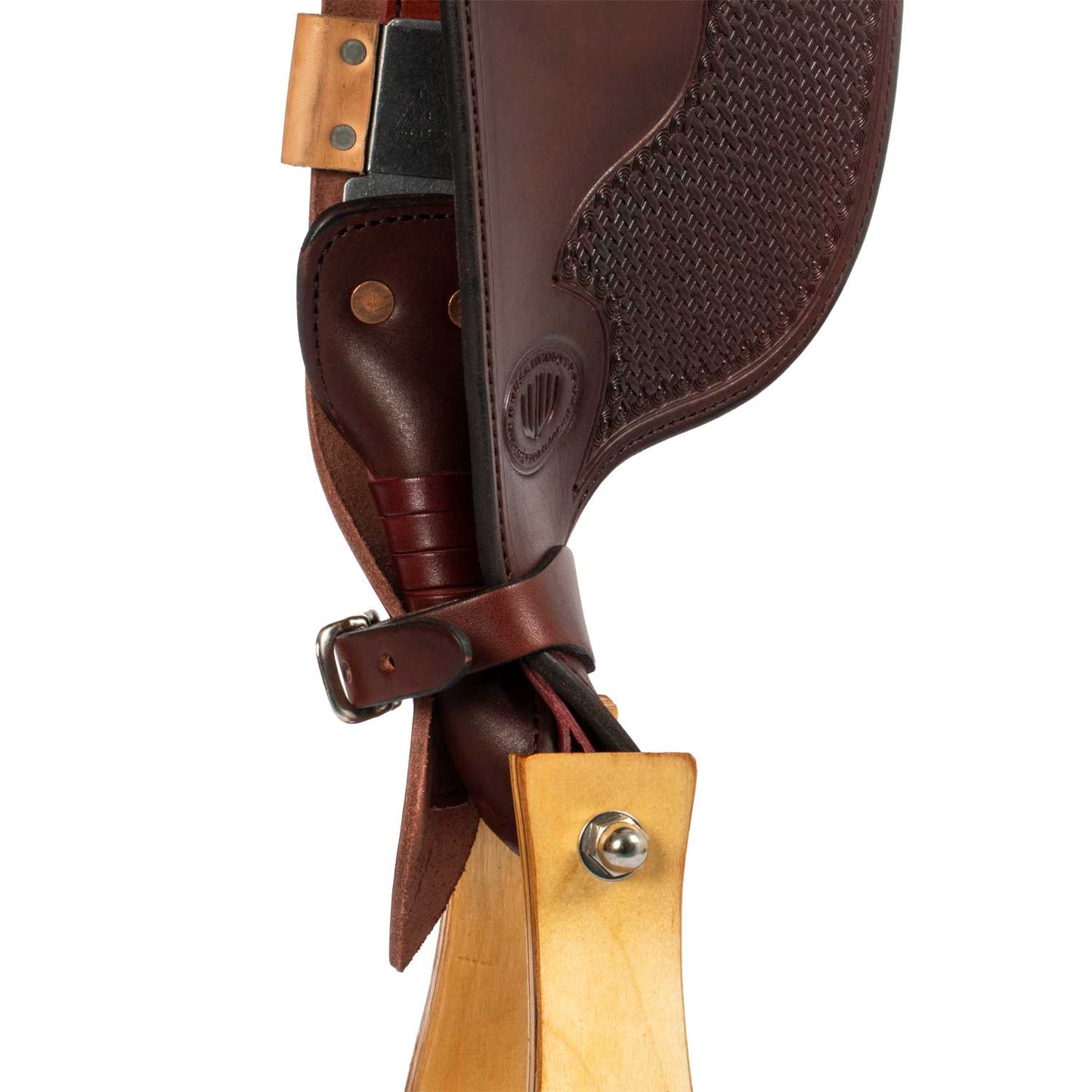 Selle Westwood classic reining big butterfly burdeos - Burgundy / Nabuck Sherry