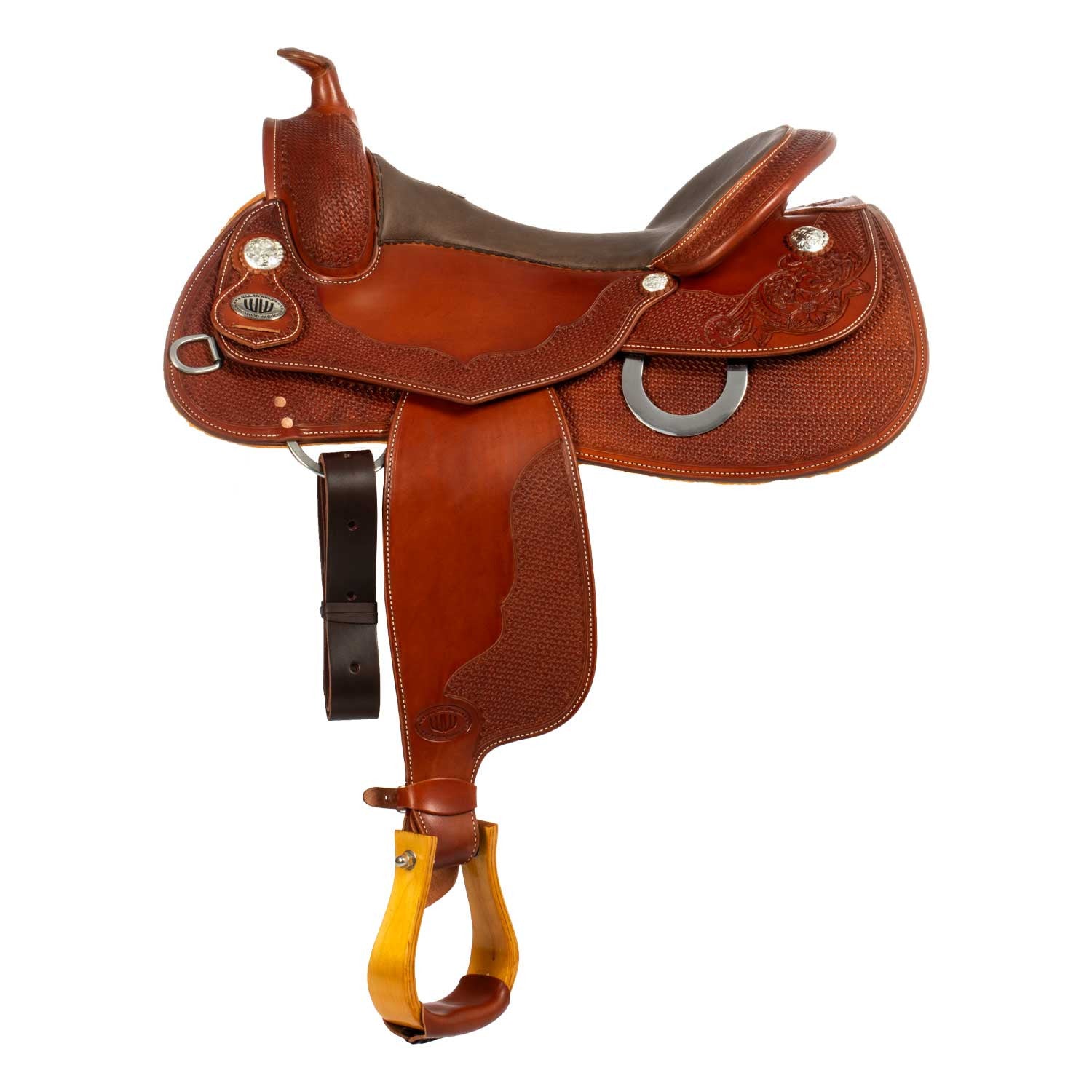 Sillas Westwood classic reining big butterfly marrón oscuro - Cognac / Parana Bb