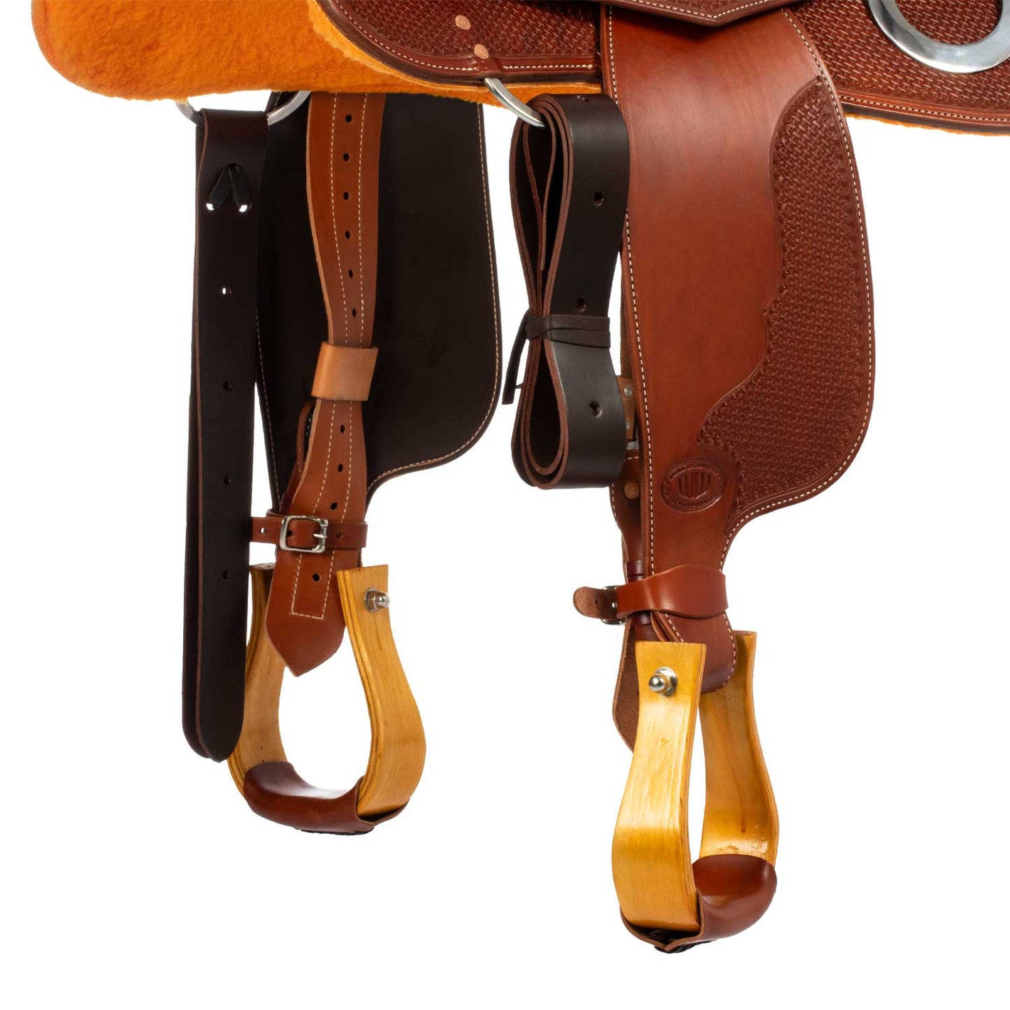 Sillas Westwood classic reining big butterfly marrón oscuro - Cognac / Parana Bb