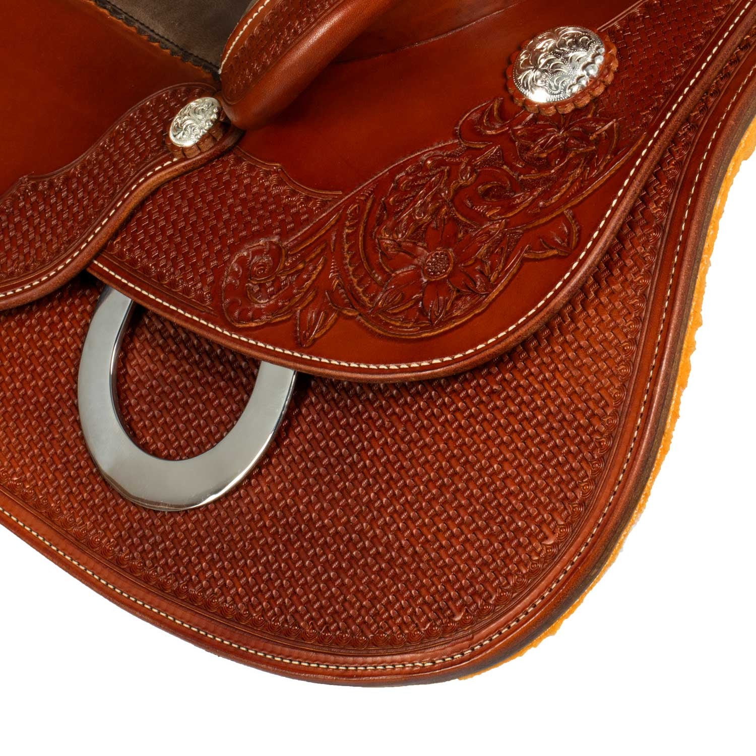 Sillas Westwood classic reining big butterfly marrón oscuro - Cognac / Parana Bb