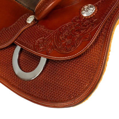 Sillas Westwood classic reining big butterfly marrón oscuro - Cognac / Parana Bb
