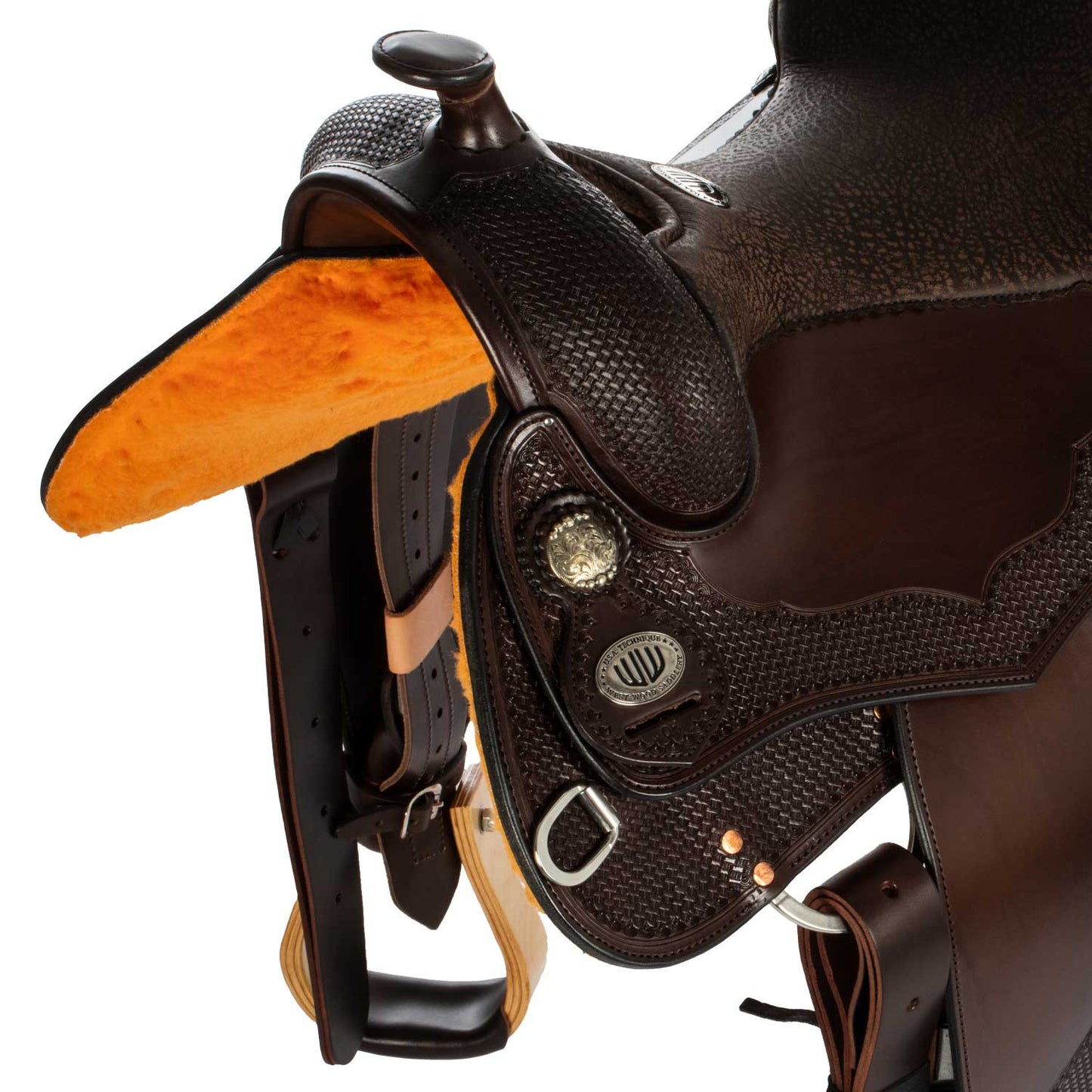 Sillas Westwood classic reining big butterfly marrón oscuro - Dark Brown / Parana Bb