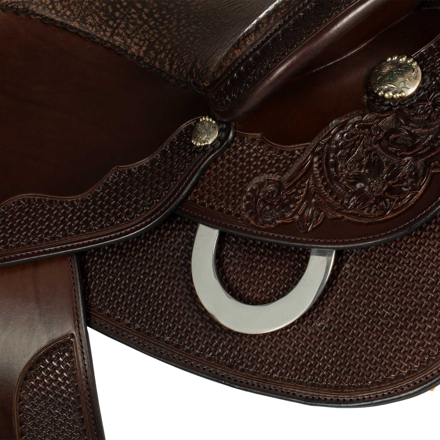 Sillas Westwood classic reining big butterfly marrón oscuro - Dark Brown / Parana Bb