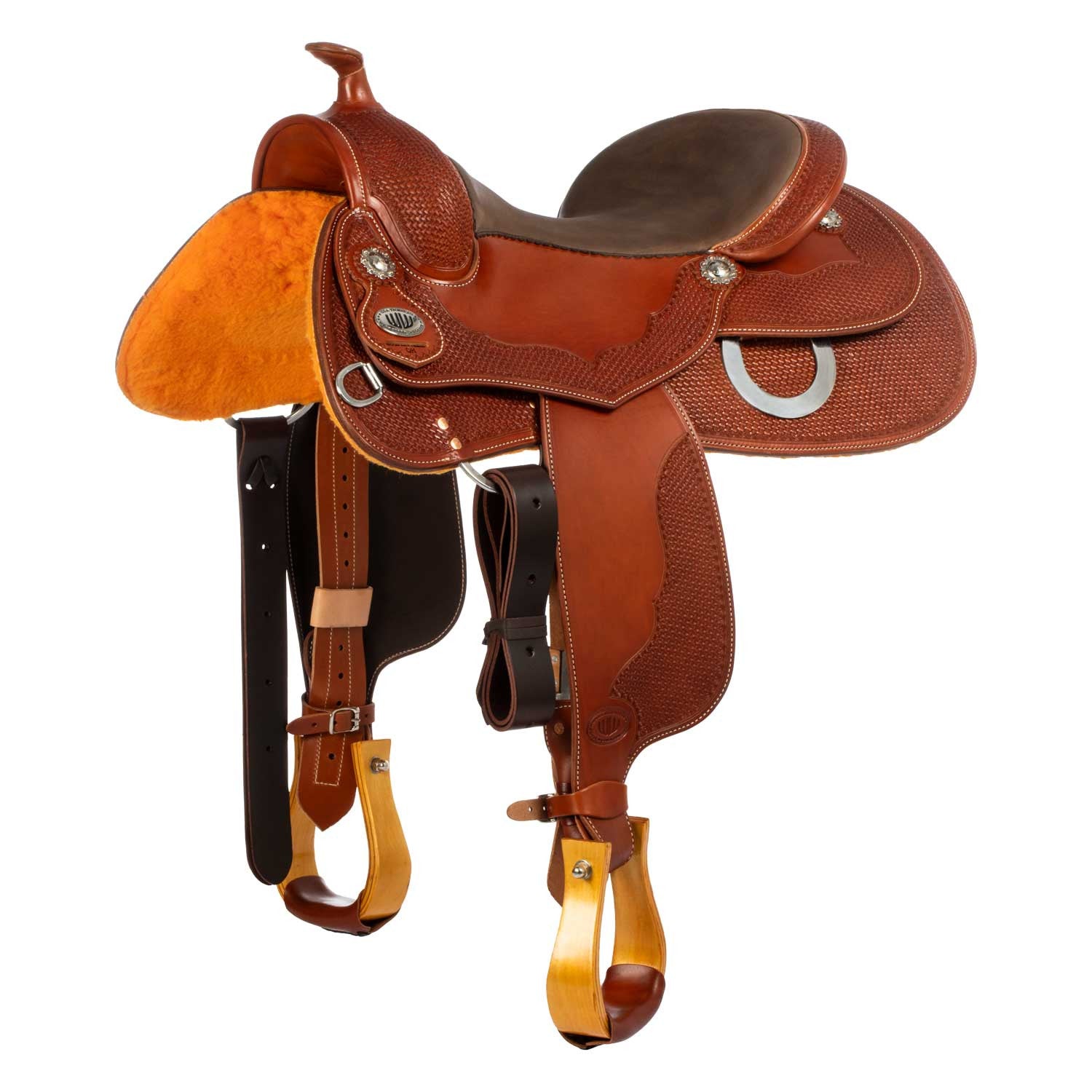 Selle Westwood clásico reining big butterfly coñac