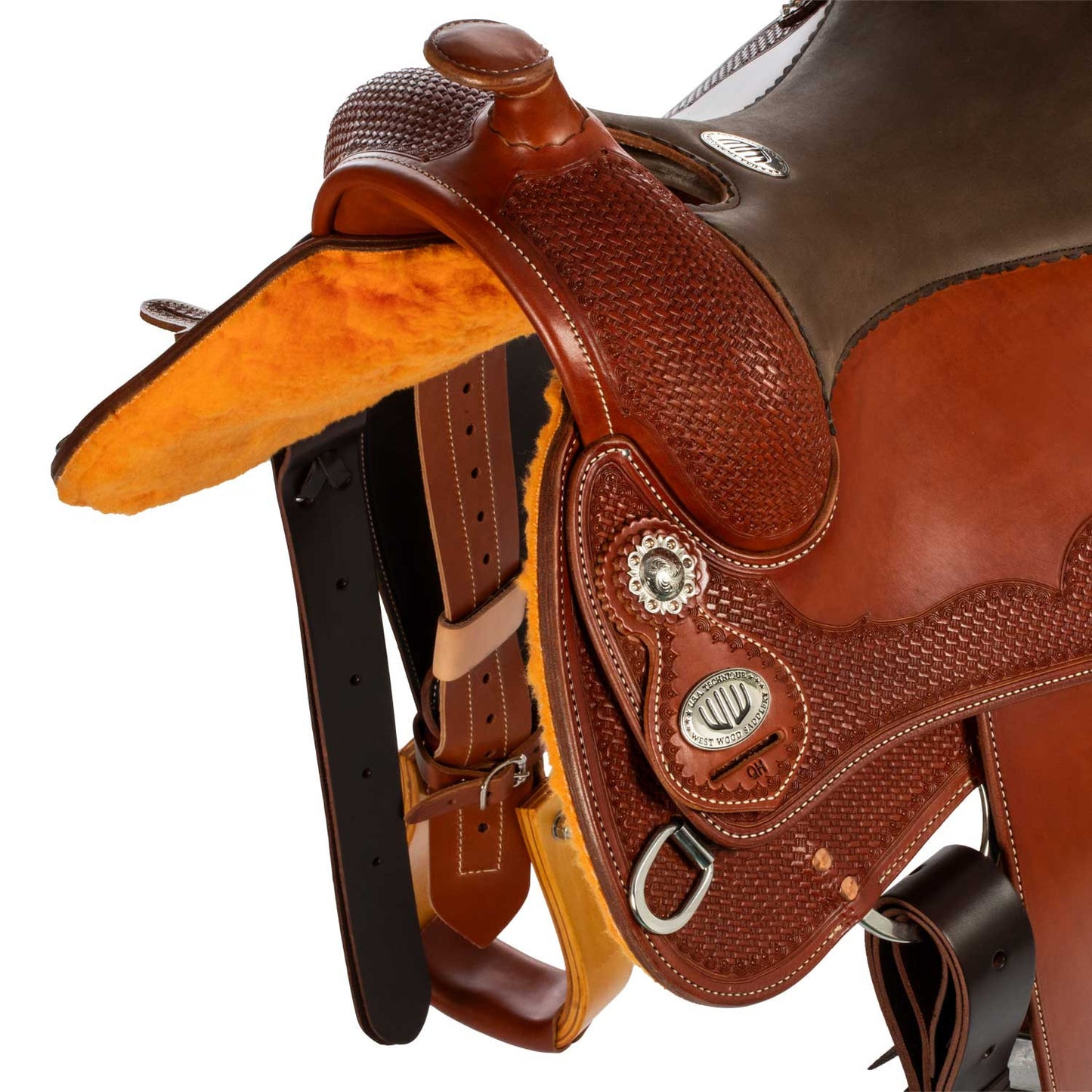 Selle Westwood clásico reining big butterfly coñac - Cognac / Terrascura
