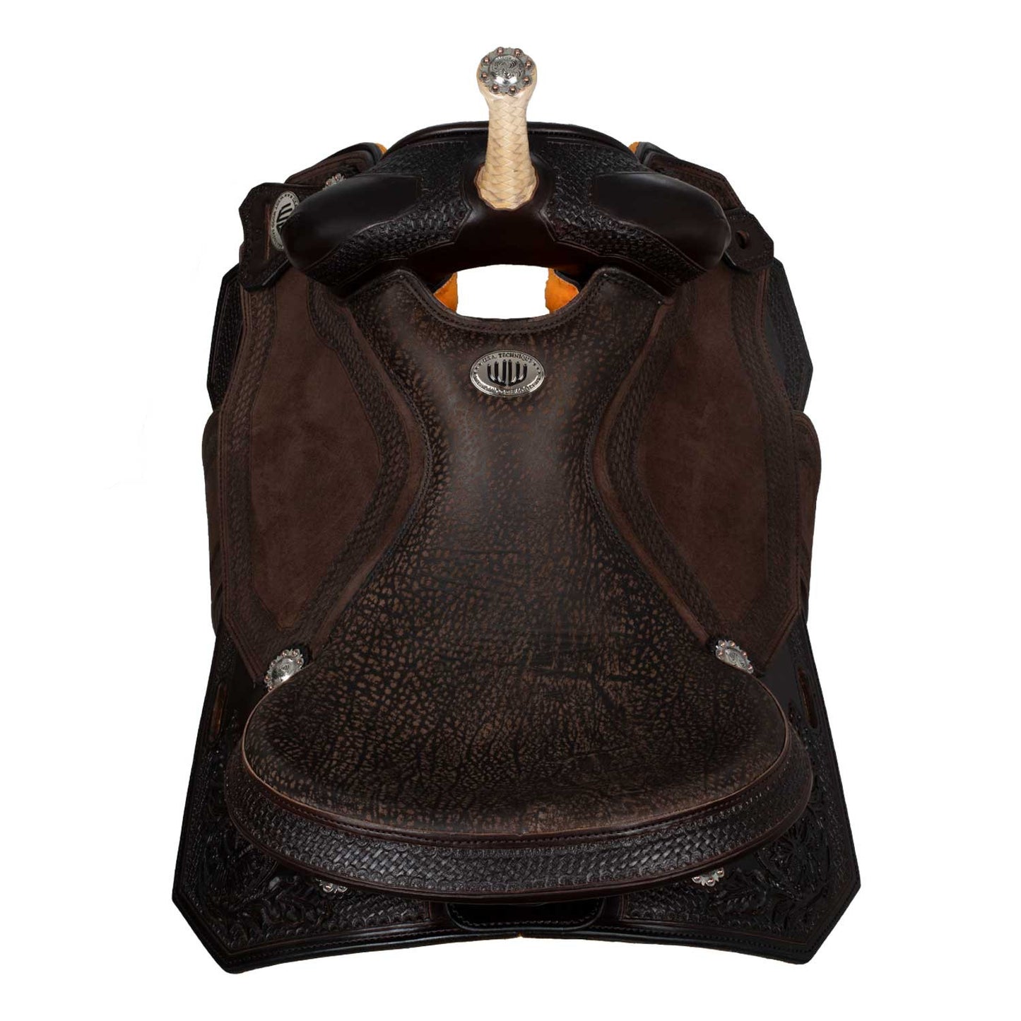 Selle Westwood clásico barril marrón oscuro flor#6 borde redondo cesta - Dark Brown / Parana Bk/Bn