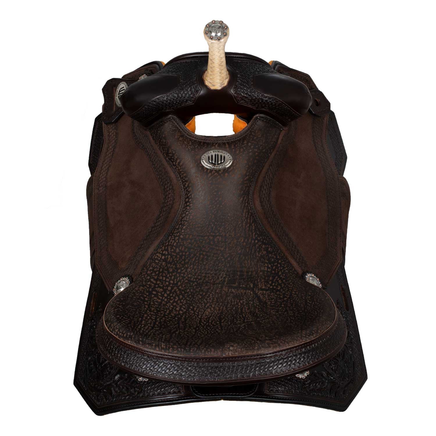 Selle Westwood clásico barril marrón oscuro flor#6 borde redondo cesta - Dark Brown / Parana Bk/Bn