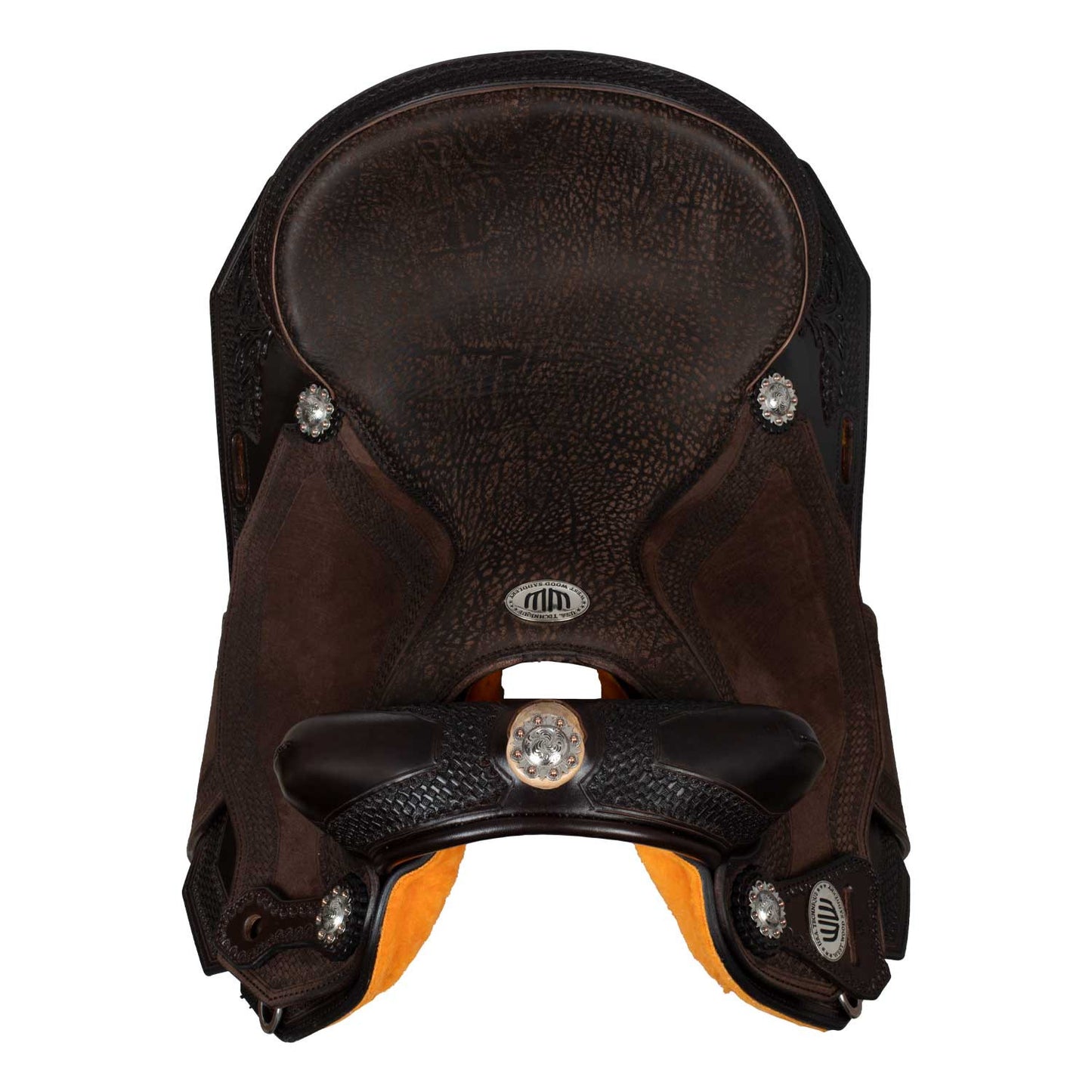 Selle Westwood clásico barril marrón oscuro flor#6 borde redondo cesta - Dark Brown / Parana Bk/Bn