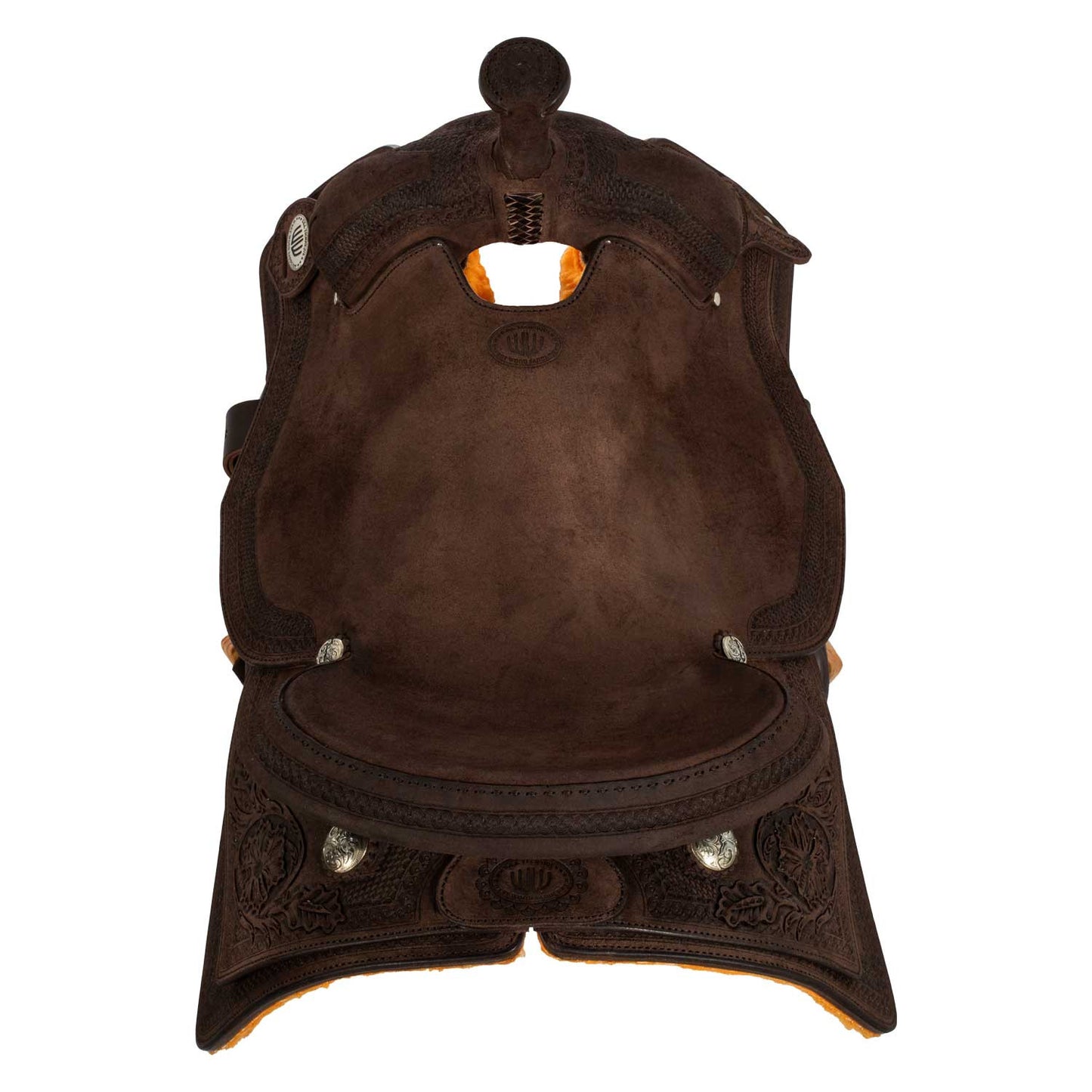 Sillas Westwood classic working cow asiento duro reversa marrón #FL6 borde #84 - Dark Brown/ Dark Brown