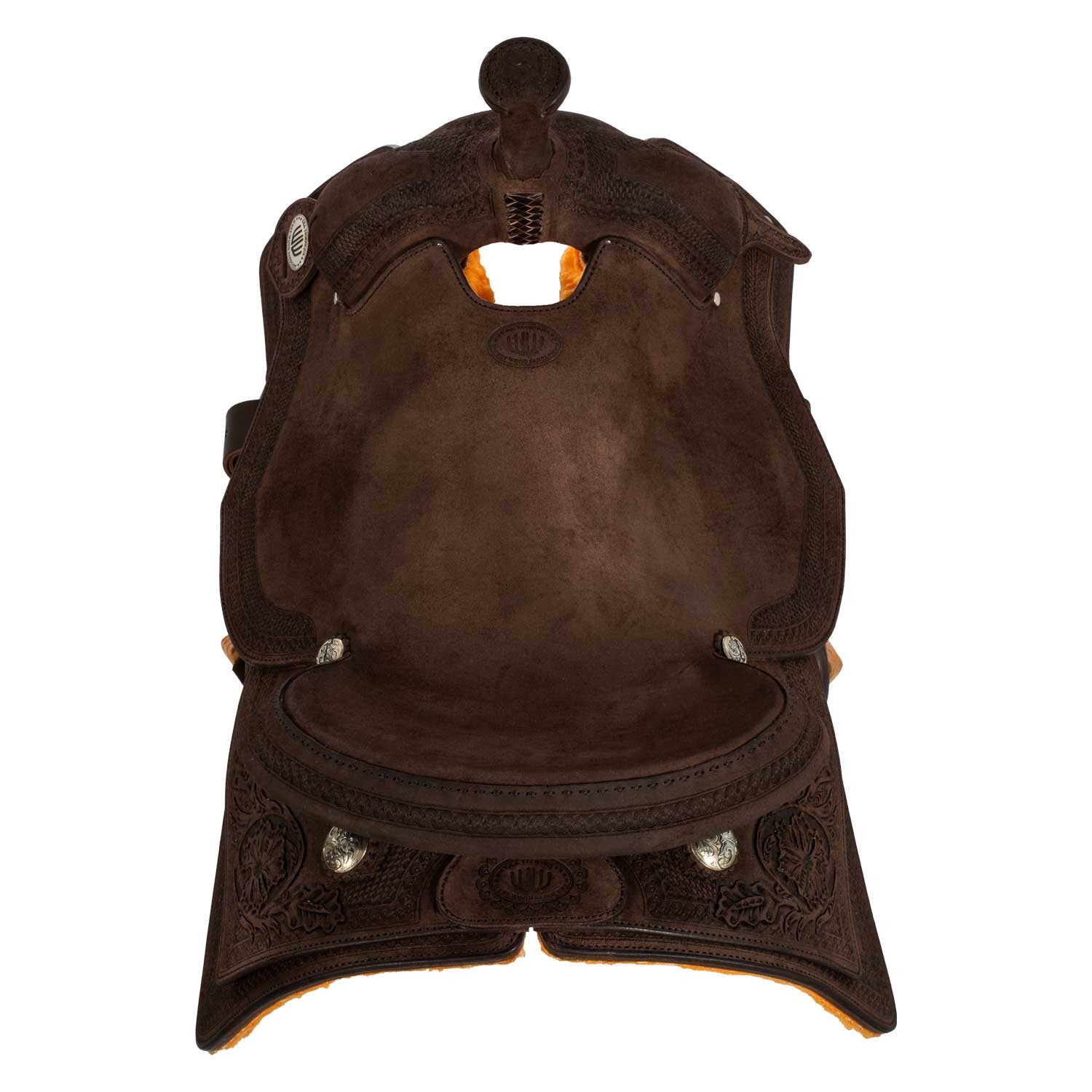 Sillas Westwood classic working cow asiento duro reversa marrón #FL6 borde #84 - Dark Brown/ Dark Brown