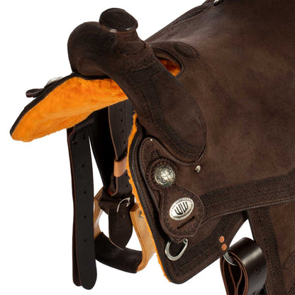 Sillas Westwood classic working cow asiento duro reversa marrón #FL6 borde #84 - Dark Brown/ Dark Brown