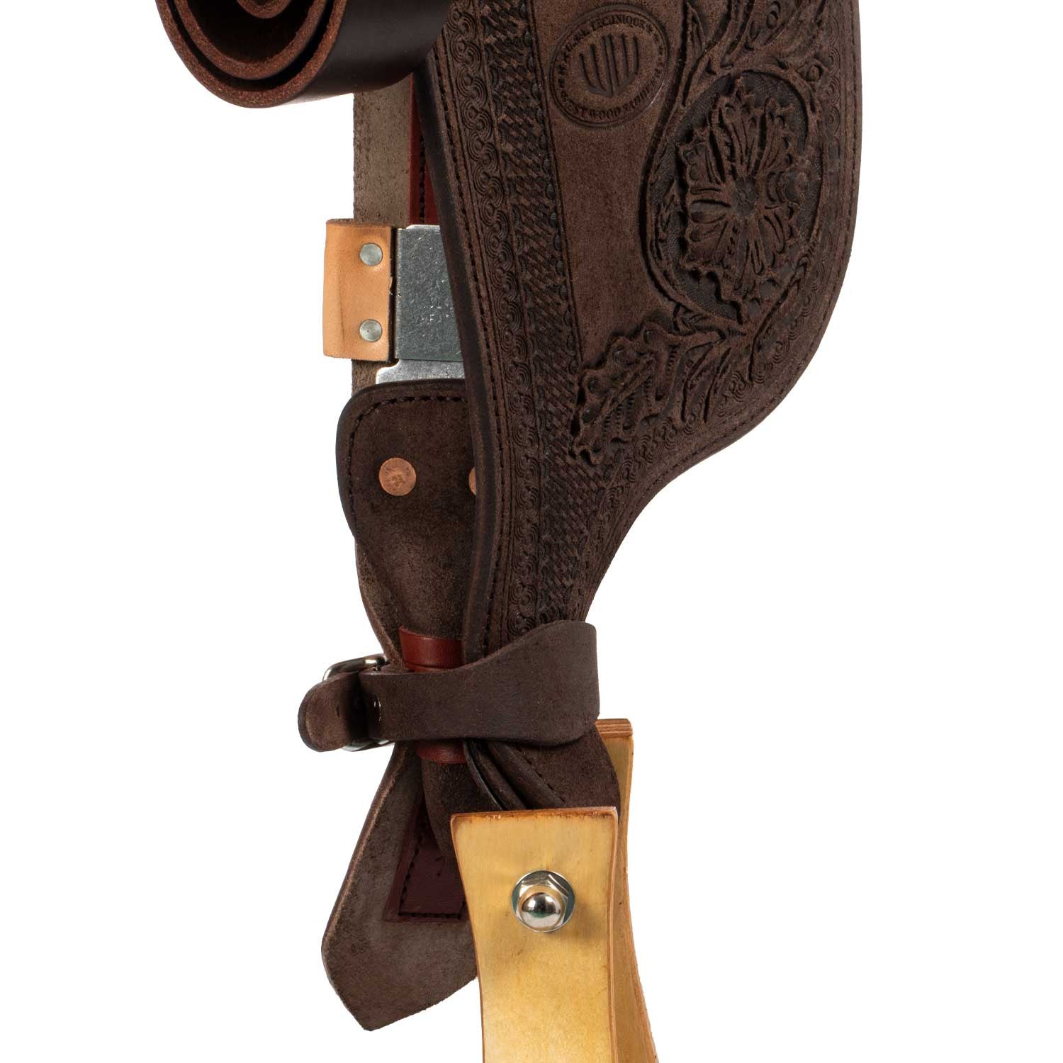 Sillas Westwood classic working cow asiento duro reversa marrón #FL6 borde #84 - Dark Brown/ Dark Brown