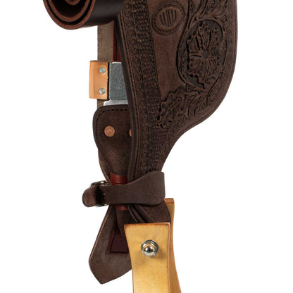 Sillas Westwood classic working cow asiento duro reversa marrón #FL6 borde #84 - Dark Brown/ Dark Brown