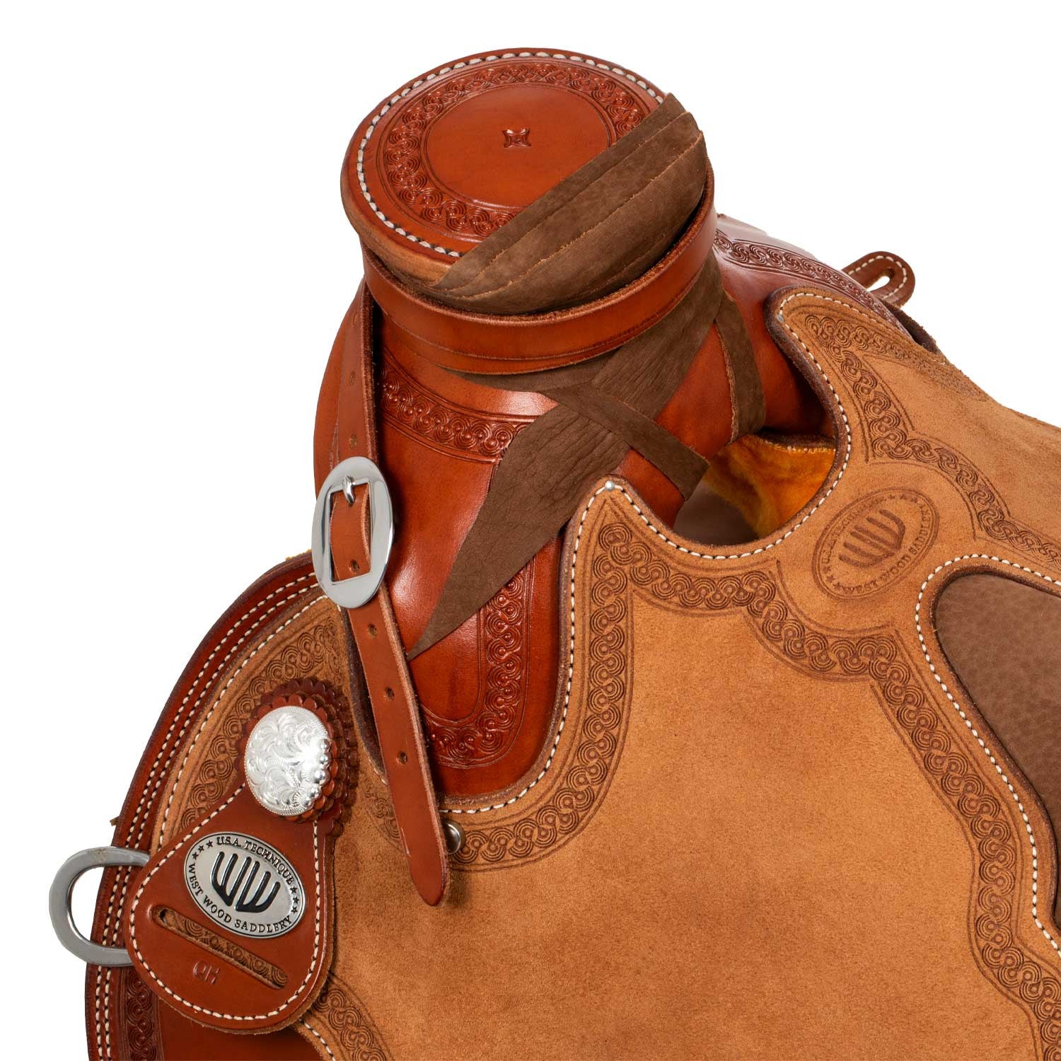 Selle Westwood classic ladywade coñac reverse natural border #81 - Cognac Reverse / Nabuck 5020