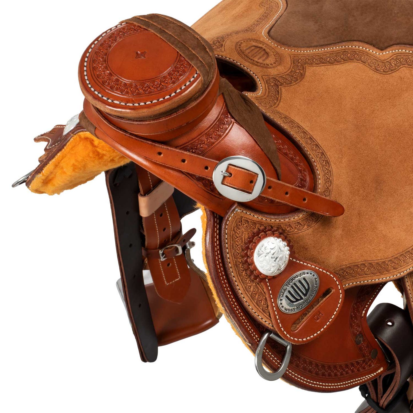 Selle Westwood classic ladywade coñac reverse natural border #81 - Cognac Reverse / Nabuck 5020