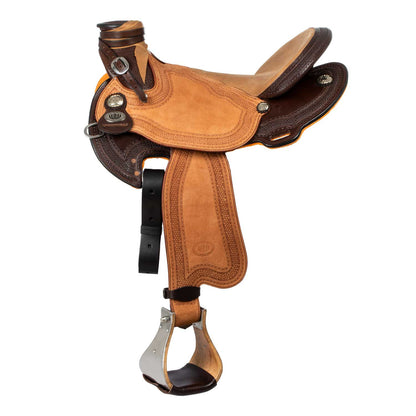 Silla Westwood classic Ladywade marrón oscuro reverso natural borde#77 - Dark Brown Reverse / Nabuck Sherry