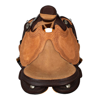 Silla Westwood classic Ladywade marrón oscuro reverso natural borde#77 - Dark Brown Reverse / Nabuck Sherry